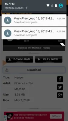 MusicPleer - Free Online Music App android App screenshot 5